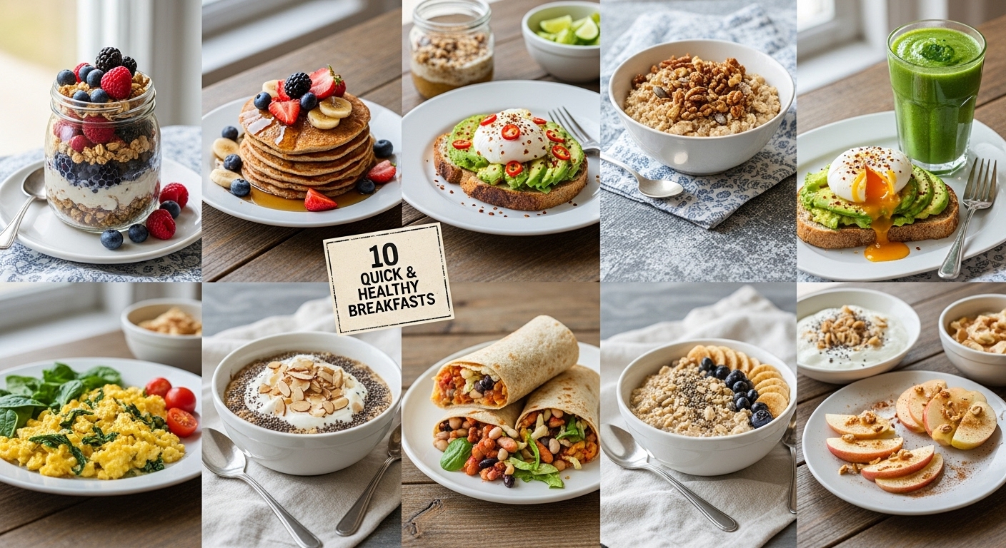 10 Quick and Healthy Breakfast Ideas for Busy Mornings